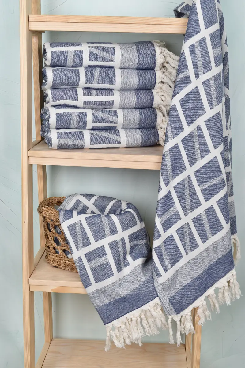 Gift For Bride, Summer Towel, Wedding Gifts Towel, Turkish Towel USA, Fringed Turkish towel for poolside, Summer Gift, 70x34 Cotton Patterned Towel - 4