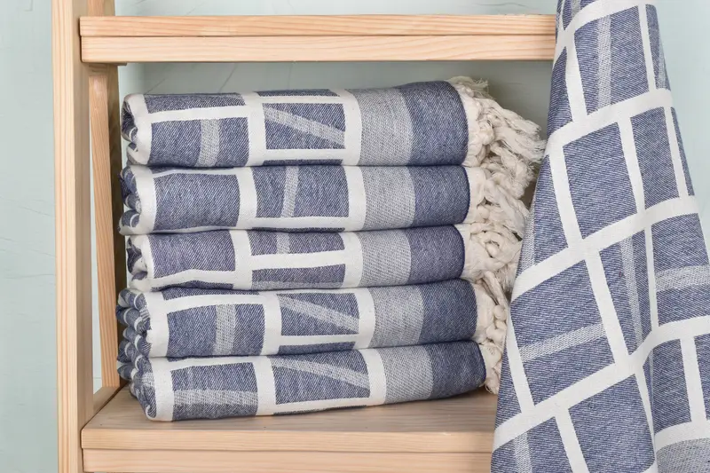 Gift For Bride, Summer Towel, Wedding Gifts Towel, Turkish Towel USA, Fringed Turkish towel for poolside, Summer Gift, 70x34 Cotton Patterned Towel - 2