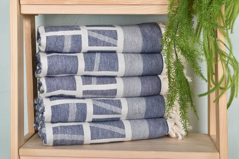 Gift For Bride, Summer Towel, Wedding Gifts Towel, Turkish Towel USA, Fringed Turkish towel for poolside, Summer Gift, 70x34 Cotton Patterned Towel - 3