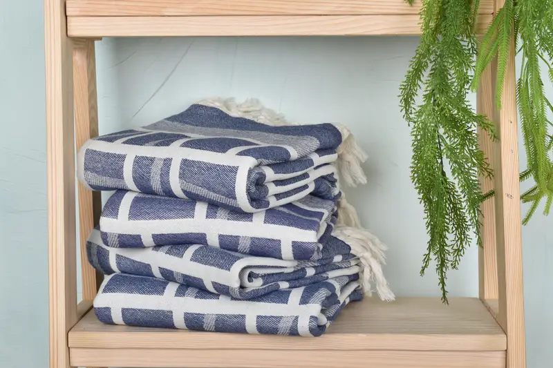 Gift For Bride, Summer Towel, Wedding Gifts Towel, Turkish Towel USA, Fringed Turkish towel for poolside, Summer Gift, 70x34 Cotton Patterned Towel - 8