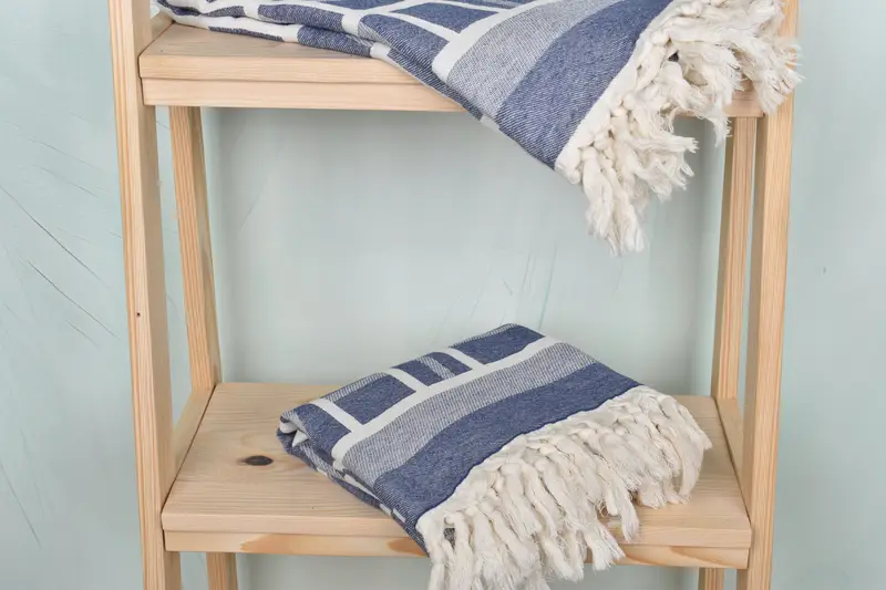 Gift For Bride, Summer Towel, Wedding Gifts Towel, Turkish Towel USA, Fringed Turkish towel for poolside, Summer Gift, 70x34 Cotton Patterned Towel - 6
