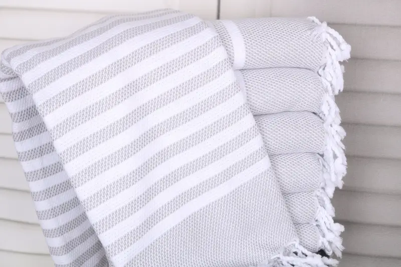 Wedding Favors, Bachelor Gift, Beach Size Towel, 68x40 Cotton Striped Towel, Bachelorette Party Decorations, Peshtemal Towel, Quick-dry peshtemal - 1