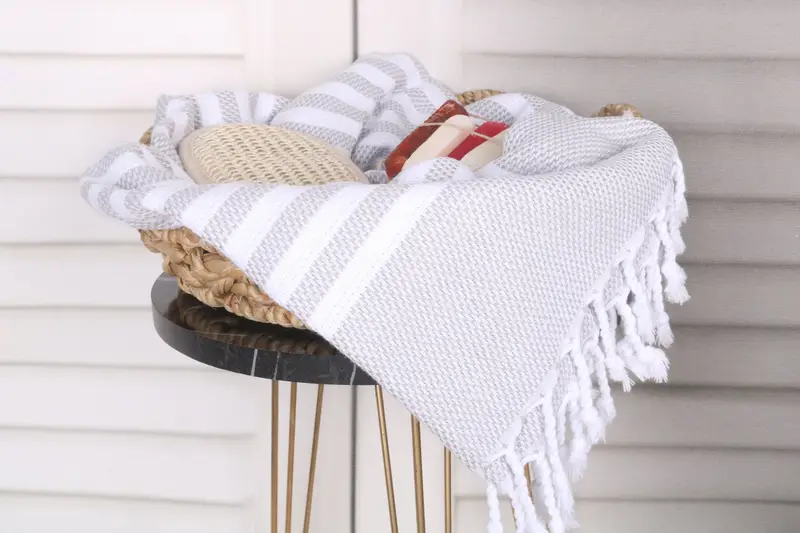 Wedding Favors, Bachelor Gift, Beach Size Towel, 68x40 Cotton Striped Towel, Bachelorette Party Decorations, Peshtemal Towel, Quick-dry peshtemal - 2