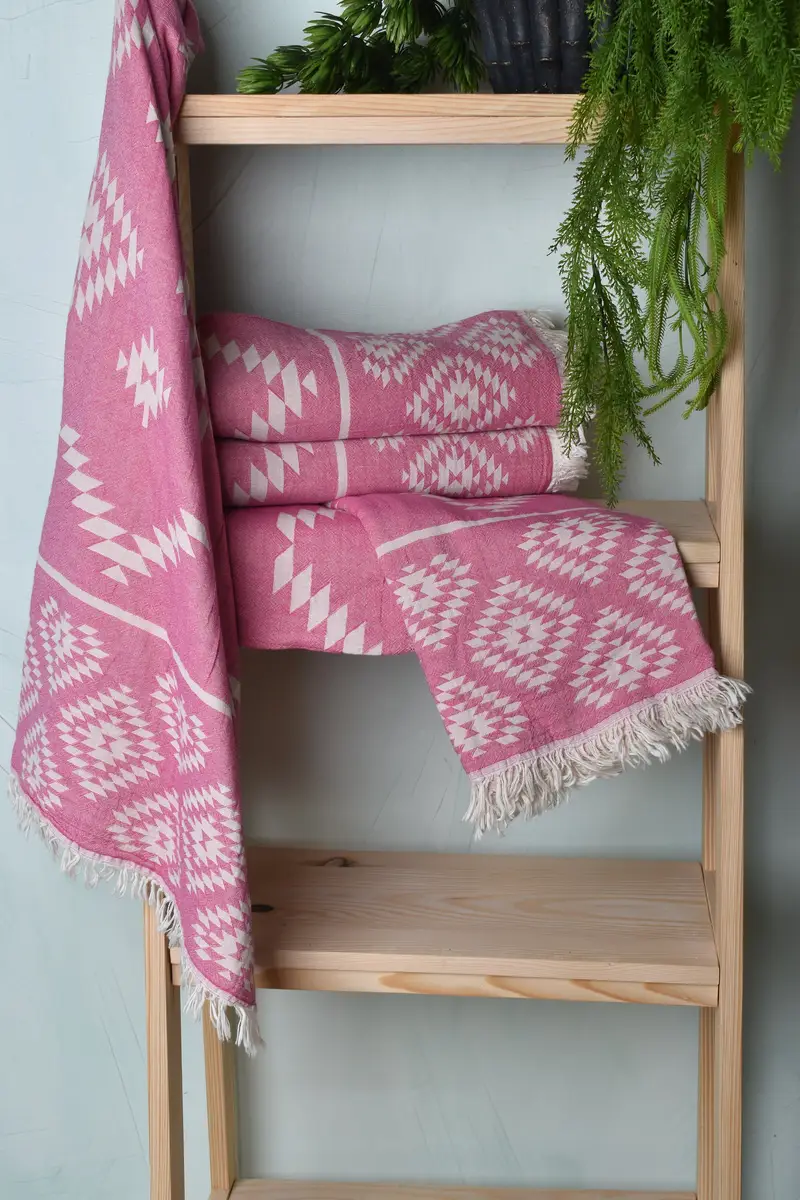 Personalized Turkish Towel, Gift For Boyfriend, 70x36 Cotton Kilim Towel, Quick-dry peshtemal, Spa Towel, Gift For Him, Beach Wedding Favor - 7