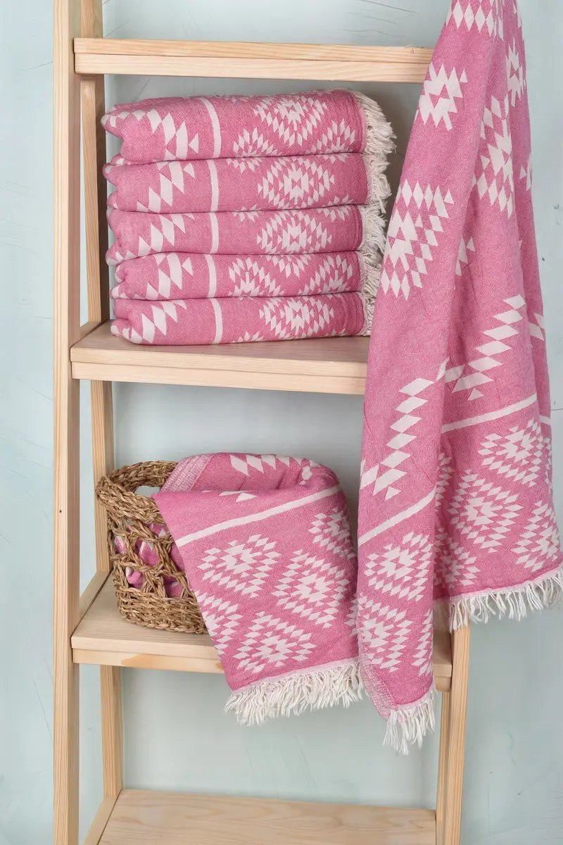Personalized Turkish Towel, Gift For Boyfriend, 70x36 Cotton Kilim Towel, Quick-dry peshtemal, Spa Towel, Gift For Him, Beach Wedding Favor - 4