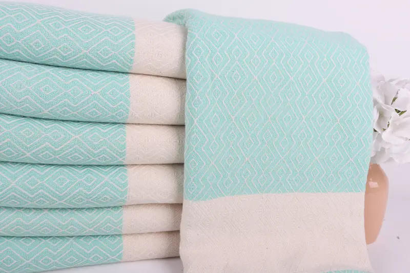 Custom Wedding Gifts, Custom Wedding Towel, Bride Gift, Custom Beach Towels, 68x38 Cotton Diamond Towel, Absorbent Turkish towel, Gift For Him - 2