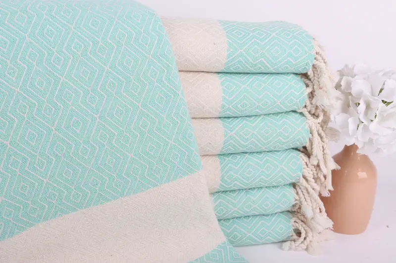Custom Wedding Gifts, Custom Wedding Towel, Bride Gift, Custom Beach Towels, 68x38 Cotton Diamond Towel, Absorbent Turkish towel, Gift For Him - 1