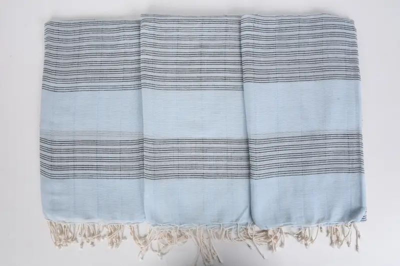Yoga Towel, 70x40 Cotton Striped Towel, Bridesmaid Gift Towel, Custom Turkish Towel, Fouta towel, Custom Gift, Home Decor Towel, Best Wedding Gift - 6