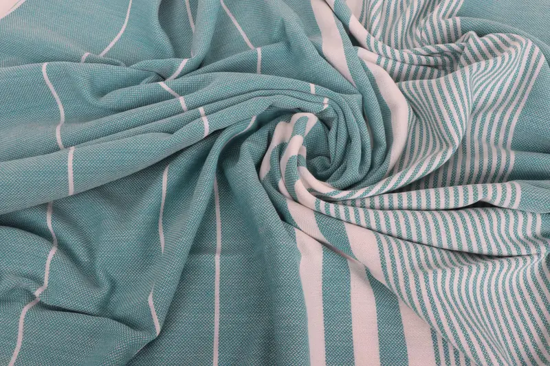 70x40 Cotton Striped Towel, Holiday Towel, Bachelorette Gifts, Organic Beach Towel, Lightweight towel, Turkish bath towel, Peshtemal, Organic Towel - 5