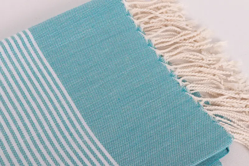 70x40 Cotton Striped Towel, Holiday Towel, Bachelorette Gifts, Organic Beach Towel, Lightweight towel, Turkish bath towel, Peshtemal, Organic Towel - 4