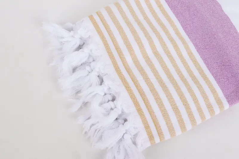 Fouta towel, Luxury Beach Towel, Absorbent towel, Bridemaids Beach Towel, Wedding Gift For Bride, Wedding Favors, 68x36 Cotton Striped Terry Towel - 7