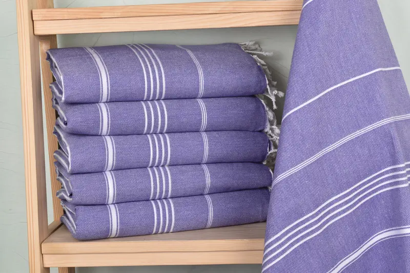Housewarming Gift, Grandma Gift, 70x40 Cotton Striped Towel, Custom Gift, Sand-free peshtemal towel for the beach, Quick-dry towel, Gift For Him - 2