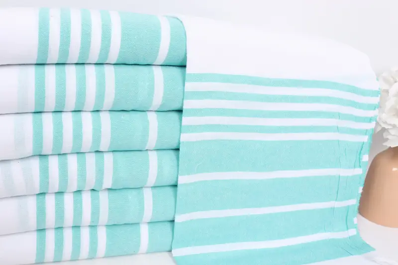 Turkish Hand Towel, Monogrammed Hand Towel, Wedding For Favor, 40x20 Cotton Striped Towel, Wedding Gift, Halloween Bachelorette Party Favors - 2
