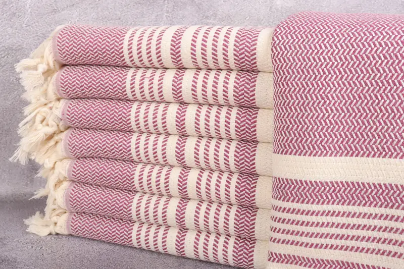Quick-dry peshtemal, Monogram Turkish Towel, 70x40 Cotton Striped Towel, Gym Towel, Wedding Gift For Bride, Embroidered Beach Towel, Peshtemal Towel - 1