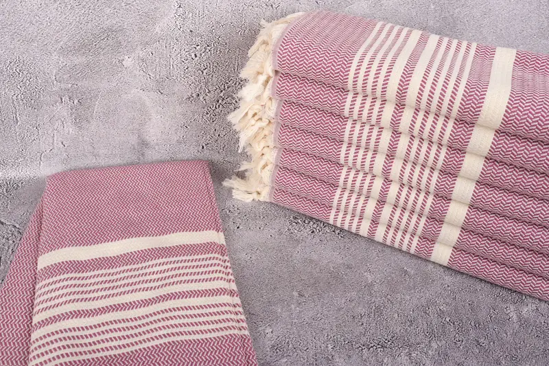 Quick-dry peshtemal, Monogram Turkish Towel, 70x40 Cotton Striped Towel, Gym Towel, Wedding Gift For Bride, Embroidered Beach Towel, Peshtemal Towel - 2