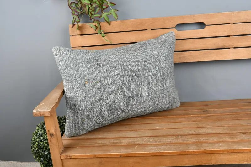 Pastel Pillow Cover, Gift Pillow, Sofa Pillow Sham, Pillow Case, Turkish Pillow, 16x24 Green Cushion Cover, Boho Pillow - 1