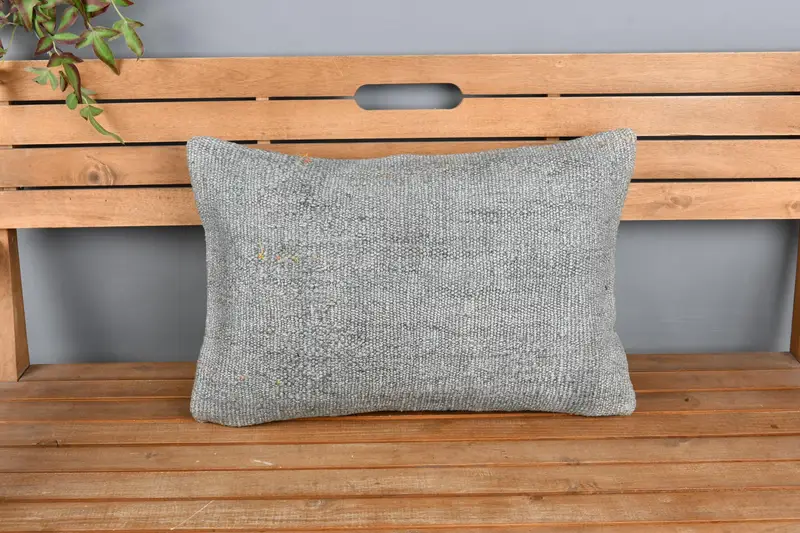 Pastel Pillow Cover, Gift Pillow, Sofa Pillow Sham, Pillow Case, Turkish Pillow, 16x24 Green Cushion Cover, Boho Pillow - 6
