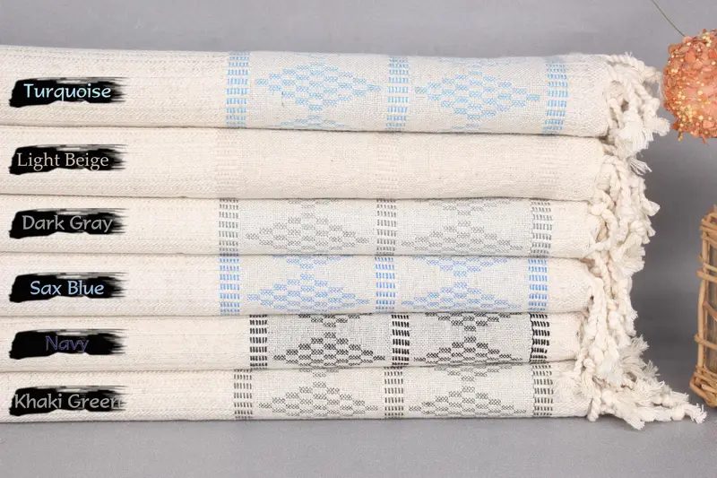 Personalize Gift, Personalized Hand Towel, 40x20 Linen Kilim Design Towel, Personalized Kitchen Towel, Gift For Wedding Day, Personalized Gift - 2