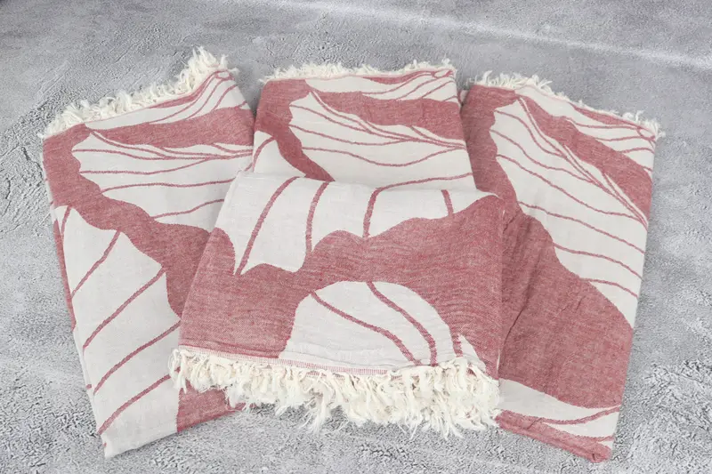 Turkish hand towel, Eco-friendly Turkish peshtemal towel, Large Turkish Towel, Wedding Towel, Sand-resistant towel, Memorial Gift, Pool Towels - 5
