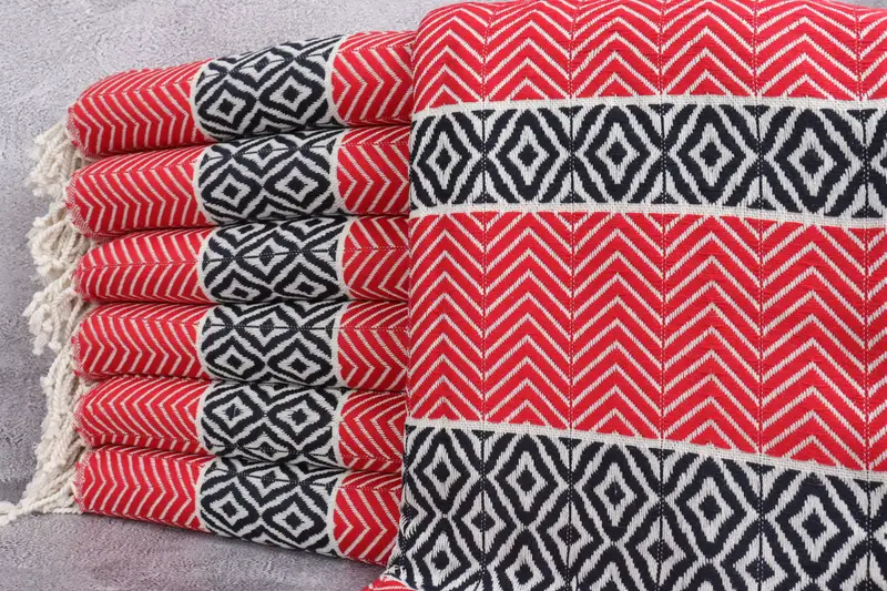 Spa Gift Towel, Absorbent Turkish towel, 70x40 Cotton Chevron Towel, Valentines Day Gift For Him, Bachelor Bachelorette Party Favors, Cotton towel - 1