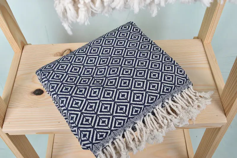Christmas Favors, Gift For Her, 70x40 Cotton Diamond Towel, Gym Towel, Turkish fouta towel for outdoor use, Bachelorette Party Gift, Bridesmaid Gift - 5