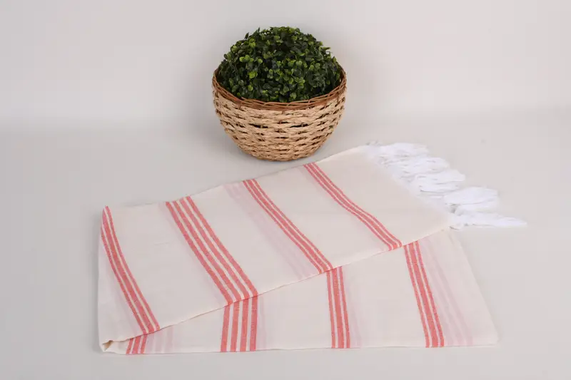 Turkish towel, Guest Towel, Luxury Beach Towel, Bachelorette Party Gifts, 70x40 Cotton Striped Towel, Bridal Shower Favor, Bridal Shower Favors - 4