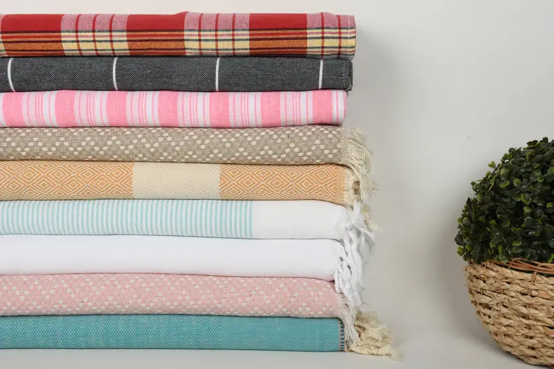 Valentines Gift, Beach Towel Gift, Monogram Towels, Fouta towel, Bachelorette Party Gifts For Bride, 70x40 Cotton Set of 10 Towel, Wedding Favors - 3