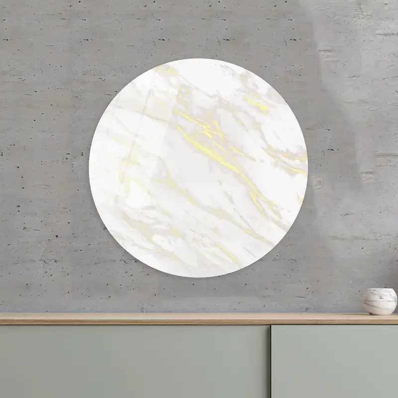 Elegant Gold Abstract Marble Canvas Print - Modern Luxury Decor