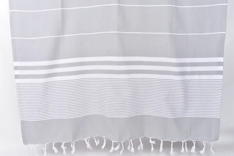 Embroidery Towels, Custom Beach Towels, Guest Towel, Custom Wedding Gift, Monogram Turkish Towel, Gift For Him, 70x40 Cotton Striped Towel - 8