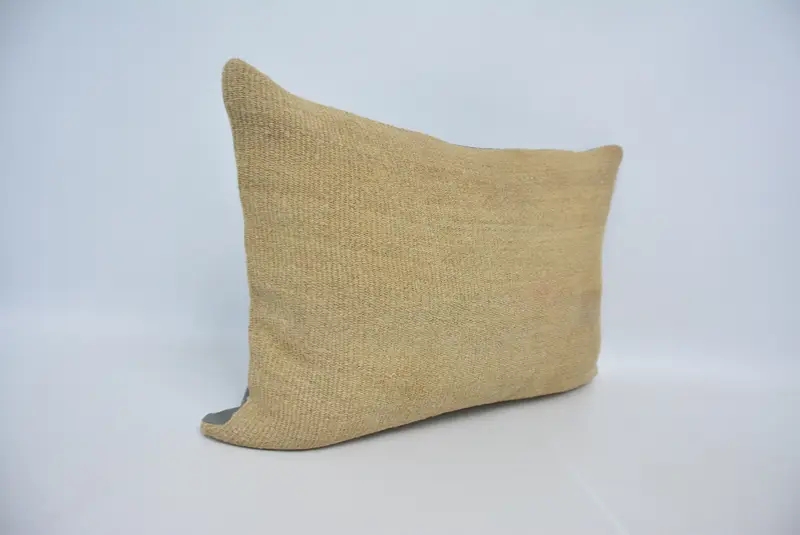 Home Decor Pillow, Cushion Cover, Kilim Pillow, 20x28 Beige Pillow Cover, Handwoven Pillow Cover Pillow Cover, Antique Pillows - 3