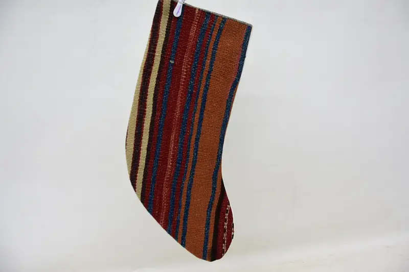 ブラウン & レッド クリスマス オーナメント ストッキング、お祝いの休日の装飾