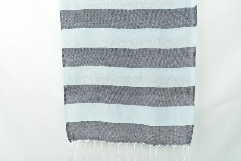 Bridal Shower Favors, 40x18 Cotton Striped Towel, Monogram Towels, Bathroom Towels, Personalized Gift, Gift For Boyfriend, Custom Hand Towel - 8