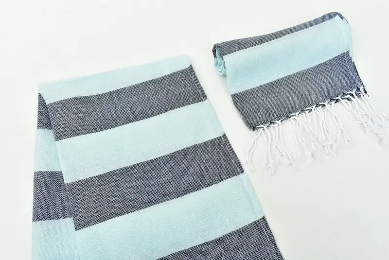 Bridal Shower Favors, 40x18 Cotton Striped Towel, Monogram Towels, Bathroom Towels, Personalized Gift, Gift For Boyfriend, Custom Hand Towel - 7
