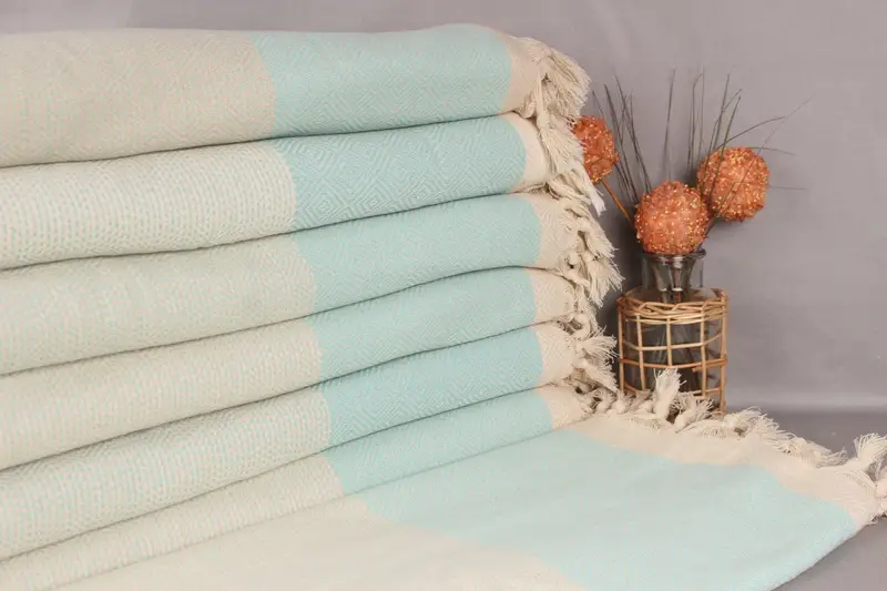 Merry Christmas Gifts, Decorative Blanket, Personalized Blanket, Bridal Shower Gift, Best Friend Wedding Gift, 104x80 Cotton Diamond Towel - 1