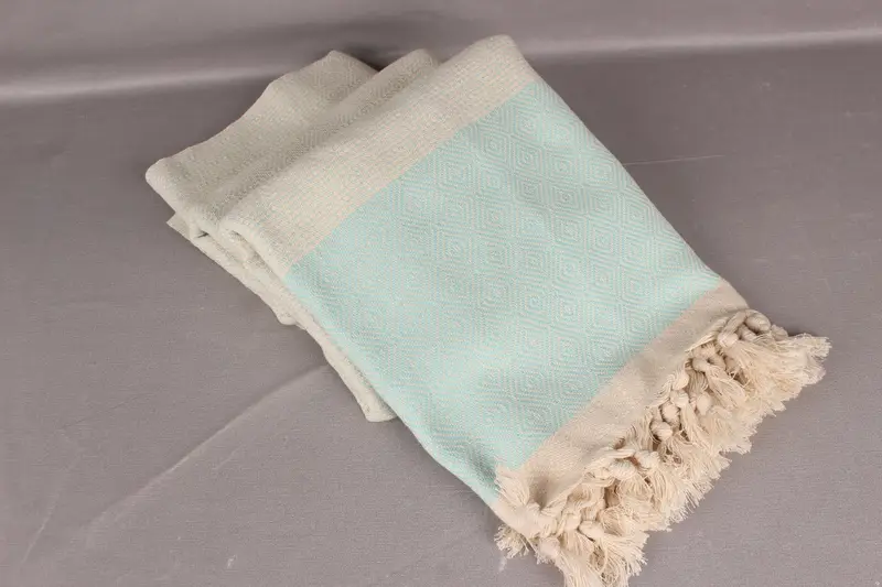 Merry Christmas Gifts, Decorative Blanket, Personalized Blanket, Bridal Shower Gift, Best Friend Wedding Gift, 104x80 Cotton Diamond Towel - 7