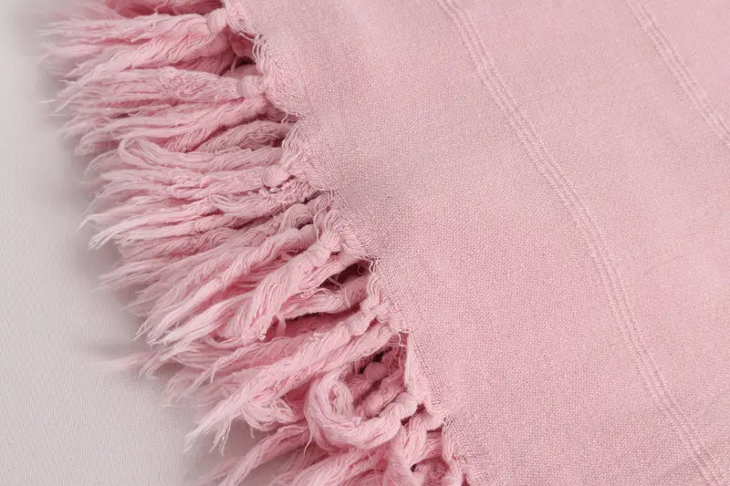 Large Beach Towel Personalized, Woven Throw Blanket, Organic Throw, 92x70 Cotton Stonewashed Towel, Tablecloth, Employee Gifts, Bachelorette Gifts - 7