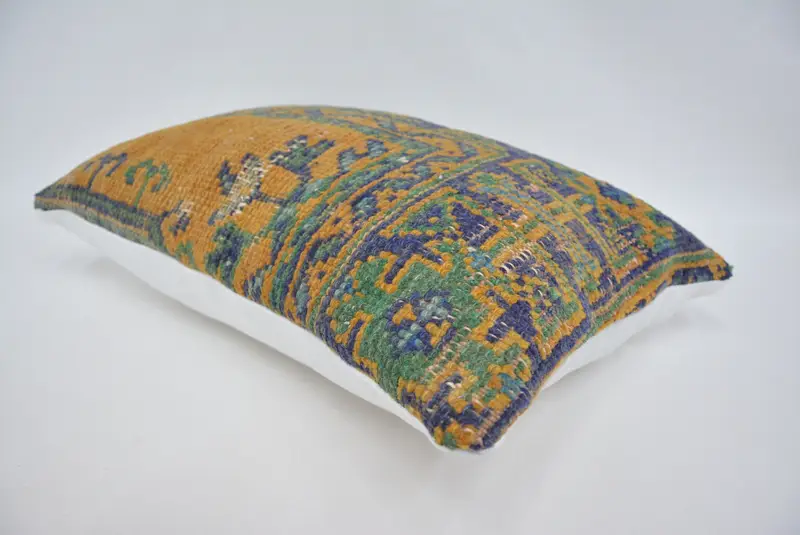 16x24 Orange Pillow Sham, Pillow for Sofa, Cushion Cover, Home Decor Pillow, Vintage Kilim Pillow Cushion Case, Accent Throw Pillow, Antique Pillows - 6