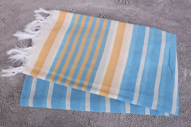 Unique Gift, 68x40 Cotton Striped Towel, Beach towel, Personalized Bridesmaid Gift, Girls Weekend Getaways Gifts, Personalized Beach Towel - 6