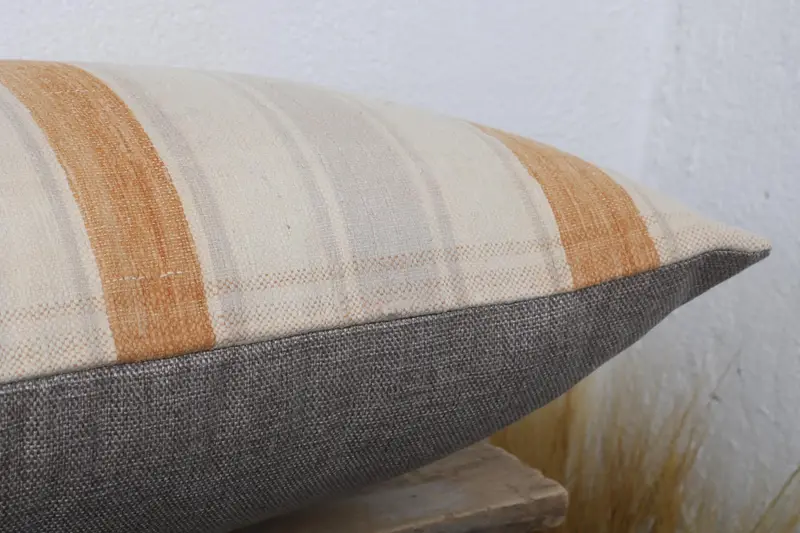 Cushion, Throw Kilim Pillow, Pillow for Sofa, Decorative Throw Pillow Cover, 16x24 Beige Cushion Case, Handmade Kilim Cushion - 6