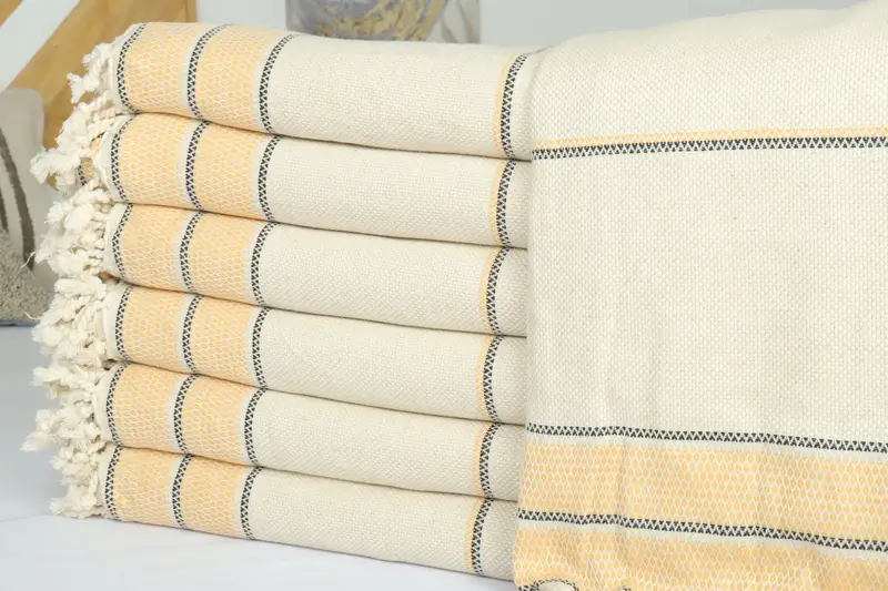 Bachelorette Party Gifts For Bride, Organic Throw, 104x96 Cotton Striped Towel, Throw Blankets, Tablecloth, Monogram Blanket, Decorative Blanket - 2
