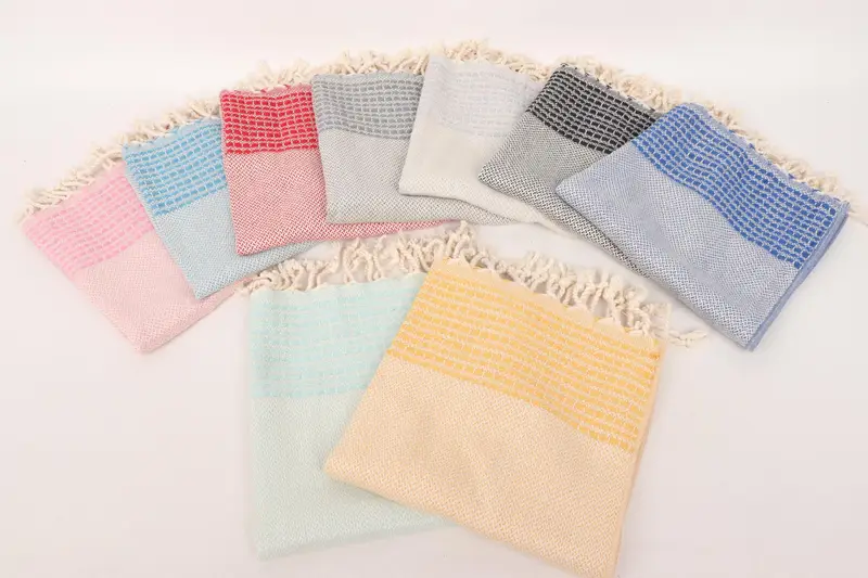 Bridesmaid Gifts, Xmas Gifts, Guest Towel, Wedding Favors, Home Decor Gifts, Small Bath Towels, Bachelorette Party Favor, 40x20 Cotton Striped Towel - 3