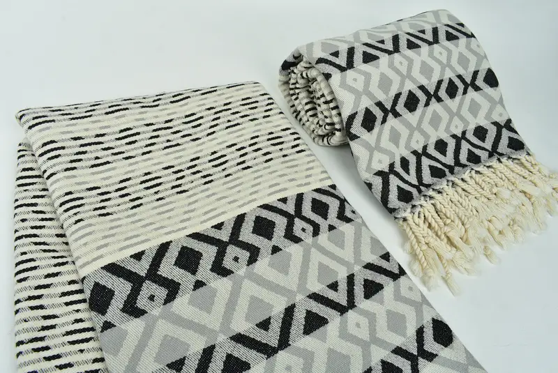 Toalla Fouta turca para uso al aire libre, toalla de diamante de algodón 70x40, toalla turca de EE. UU., Regalos personalizados, boda por favor, toalla turca ligera - 8