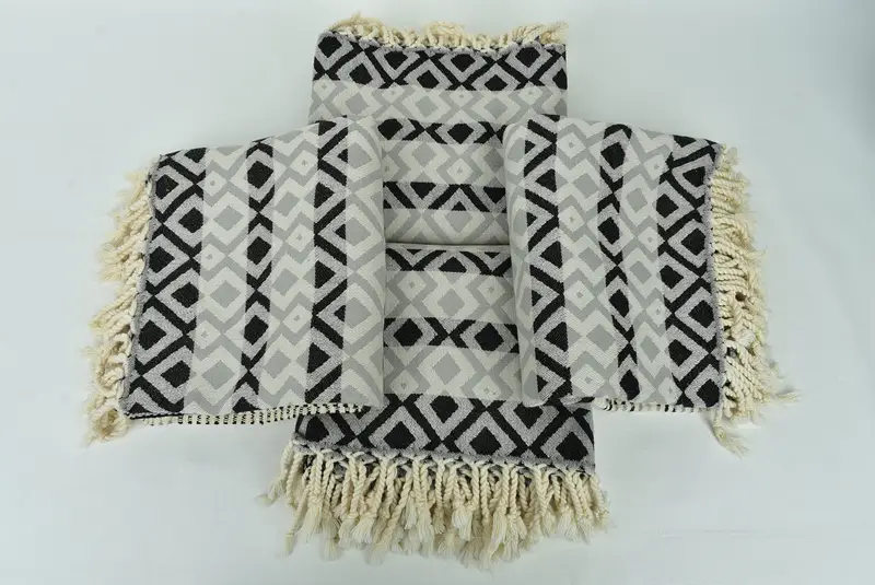 Toalla Fouta turca para uso al aire libre, toalla de diamante de algodón 70x40, toalla turca de EE. UU., Regalos personalizados, boda por favor, toalla turca ligera - 7