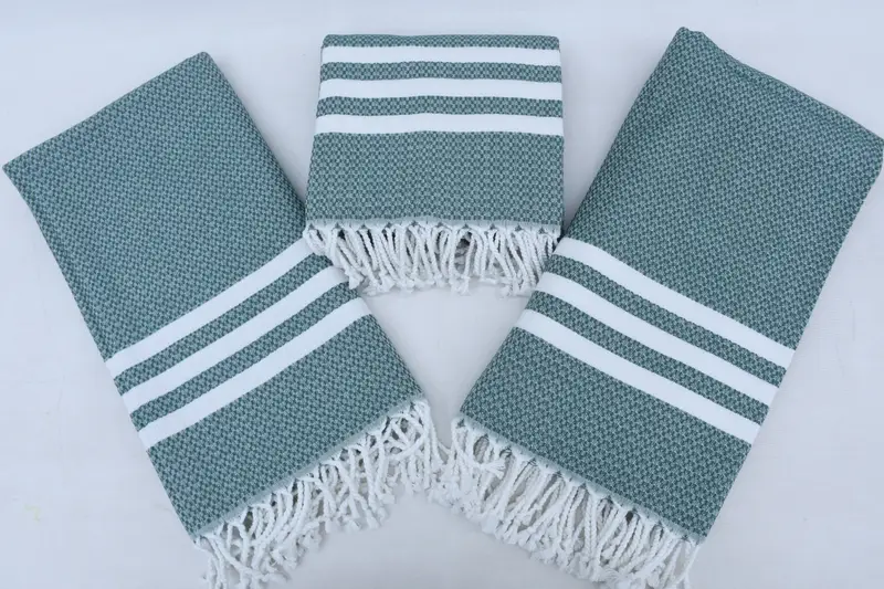 Lightweight towel, Guest Towel, Personalized Bridesmaid Gift, Gift For Wedding Day, Bridal Shower Favors, 70x40 Cotton Striped Towel, Spa Gift - 7