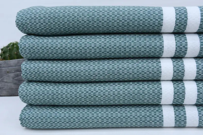 Lightweight towel, Guest Towel, Personalized Bridesmaid Gift, Gift For Wedding Day, Bridal Shower Favors, 70x40 Cotton Striped Towel, Spa Gift - 2
