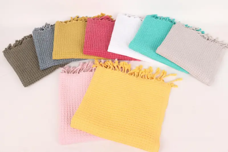 Gifts For Him, 40x20 Cotton Waffle Towel, Monogram Hand Towel, Bridal Shower Gifts, Monogrammed Hand Towel, Gift For The Home, Turkish Hand Towel - 3