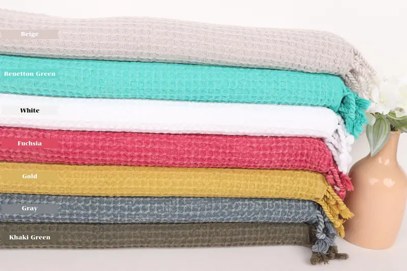 Gifts For Him, 40x20 Cotton Waffle Towel, Monogram Hand Towel, Bridal Shower Gifts, Monogrammed Hand Towel, Gift For The Home, Turkish Hand Towel - 2