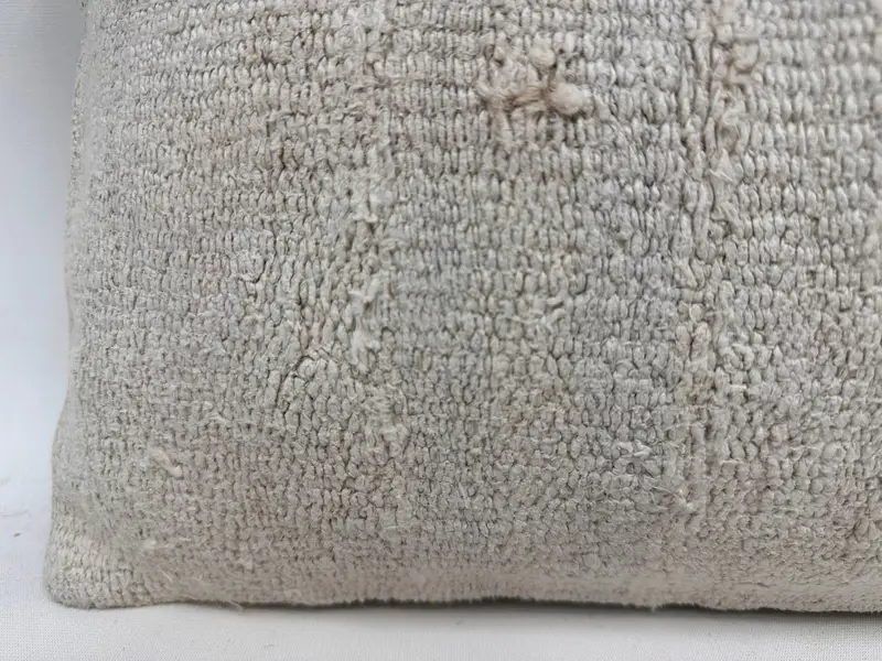 Pastel Cushion Cover, Pillow Sham, Vintage Pillow, Vintage Kilim Throw Pillow, 12x20 White Pillow Cover, Vintage Kilim Pillow - 2