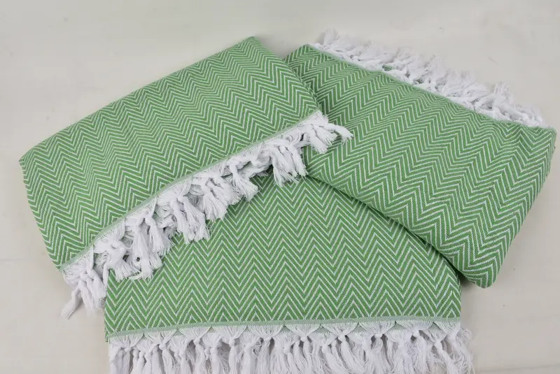 Bachelorette Gifts, Best Friend Christmas Gift, Woven Throw Blanket, Custom Wedding Gifts, 96x80 Cotton Chevron Towel, Turkish Beach Blanket - 5