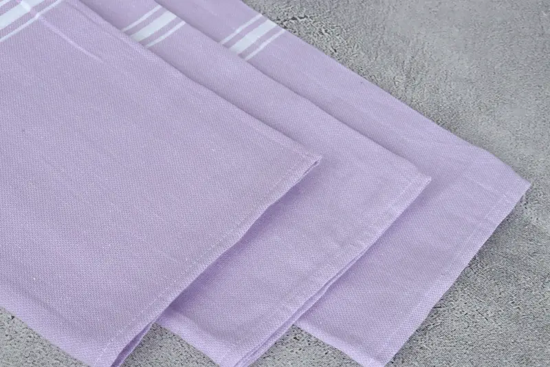 70x40 Cotton Striped Fringeless Towel, Bachelor Gifts, Personalized Bridesmaid Gift, Hammam Towel USA, Luxury towel, Anniversary Gift For Her - 5